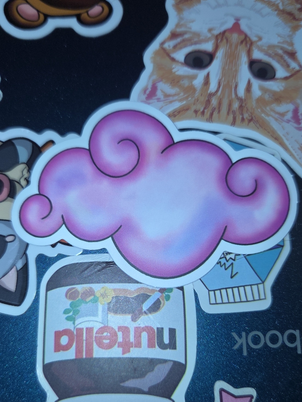 Pink Cloud Sticker - Decorative Themed Decal
